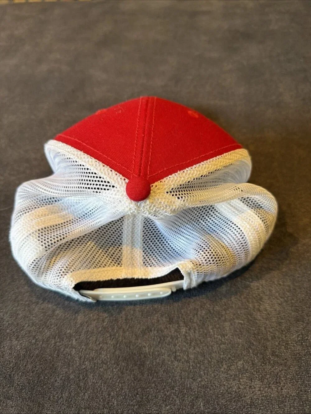 TAYLORMADE Golf Lifestyle Original One Trucker Snapback Hat Red & White